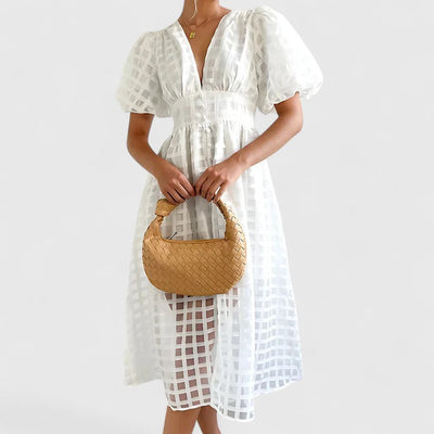 Clara™ - Elegant Midi Dress