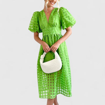 Clara™ - Elegant Midi Dress