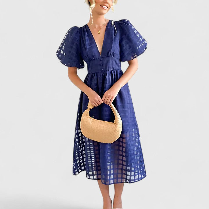 Clara™ - Elegant Midi Dress