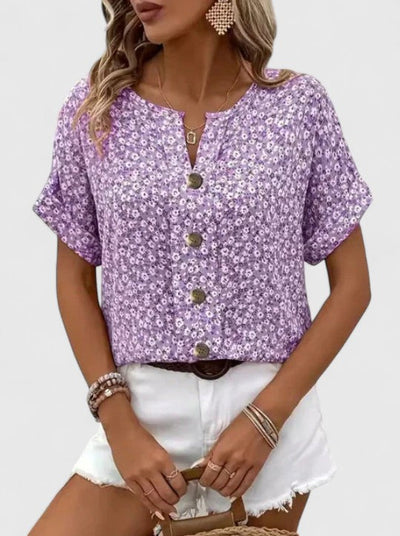 Dakota™ - Elegant Floral Summer Top