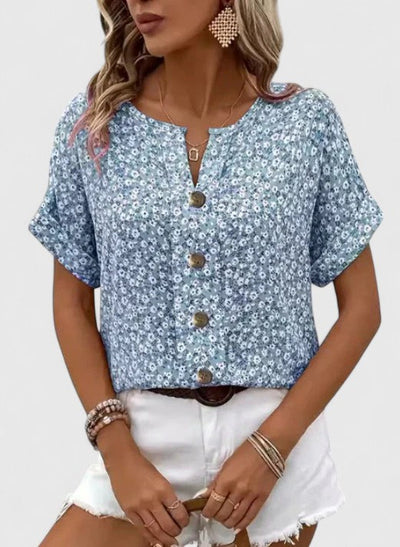 Dakota™ - Elegant Floral Summer Top