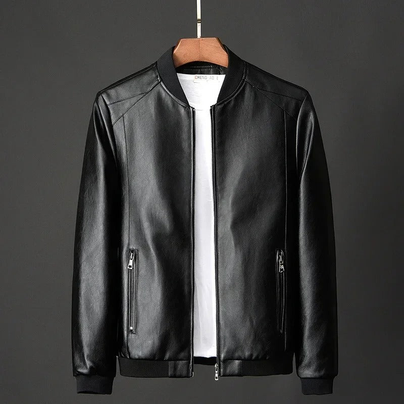 Ethan | Leather Biker Jacket