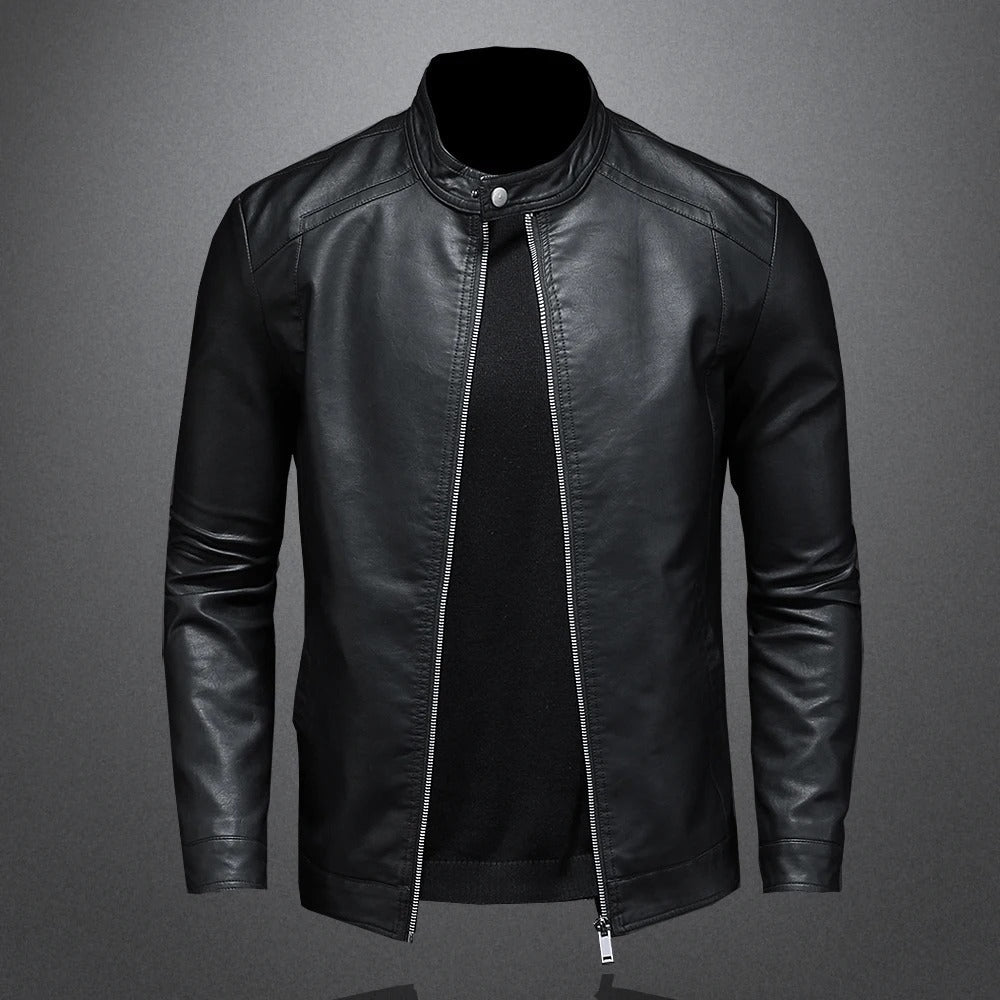Asher | Classic Leather Jacket