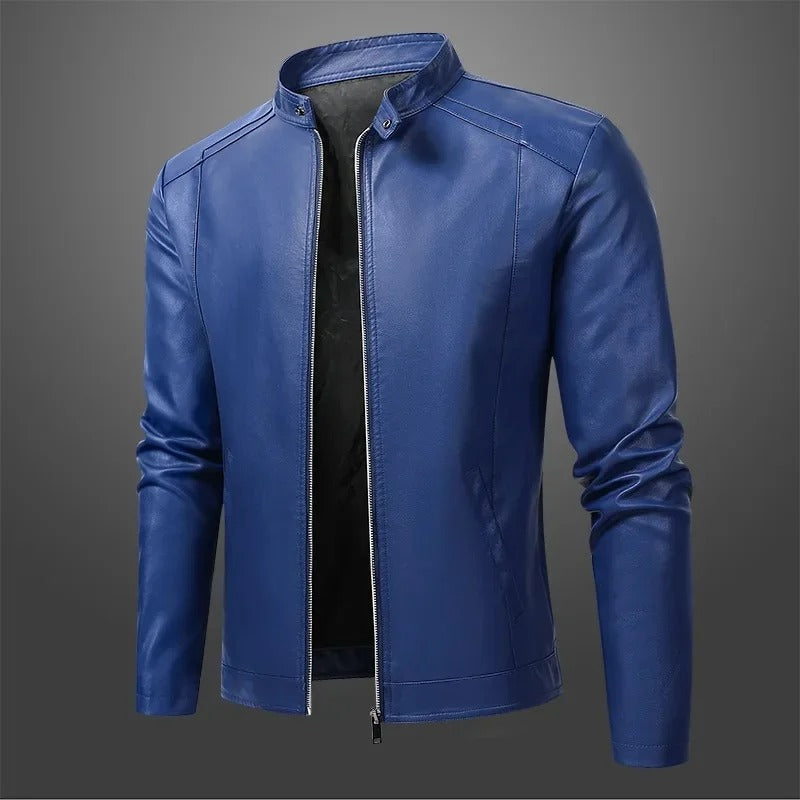 Orly | Elegant Men's Biker Leather Jacket