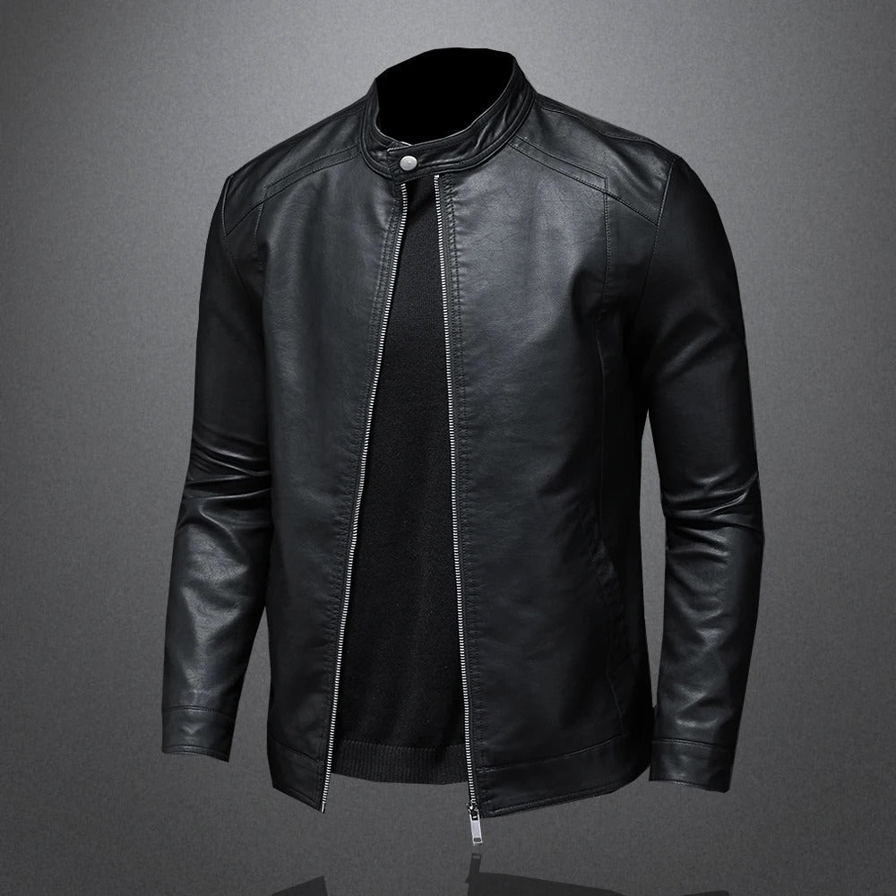Asher | Classic Leather Jacket