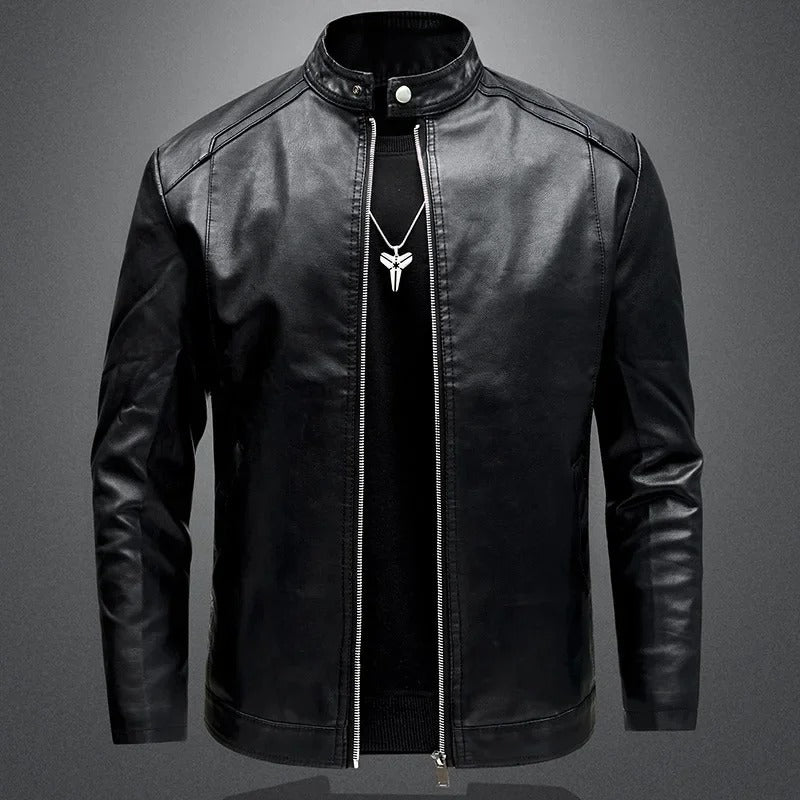 Orly | Elegant Men's Biker Leather Jacket