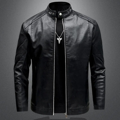 Orly | Elegant Men's Biker Leather Jacket