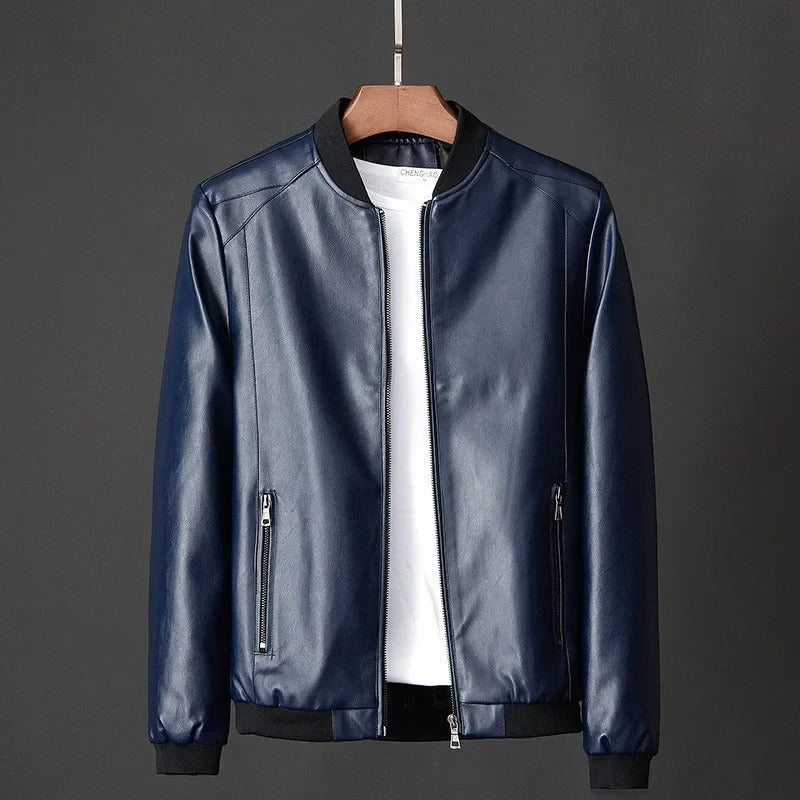 Ethan | Leather Biker Jacket