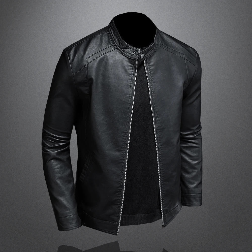 Asher | Classic Leather Jacket