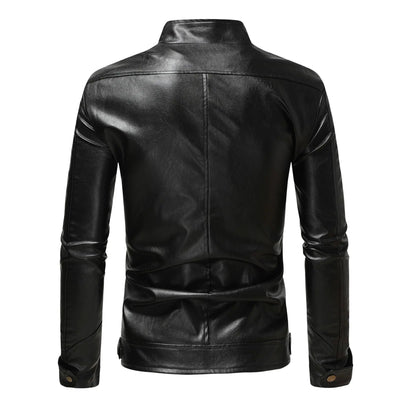 Theo | Elegant Men's Leather Jacket