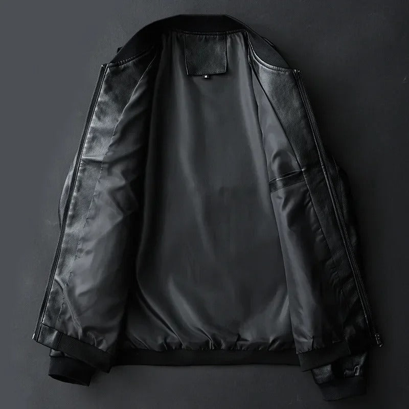 Ethan | Leather Biker Jacket