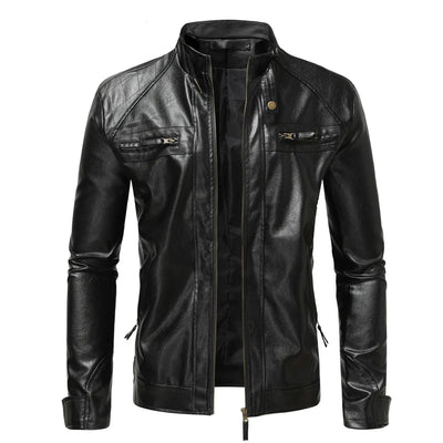 Theo | Elegant Men's Leather Jacket