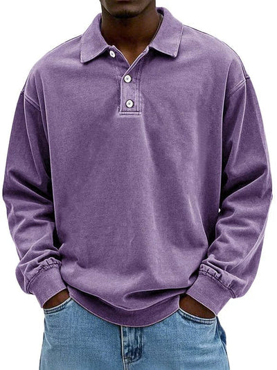 Maxime Long Sleeve Polo Shirt