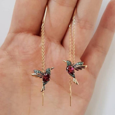 Xyne | Hummingbird Earrings