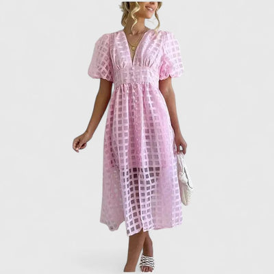 Clara™ - Elegant Midi Dress
