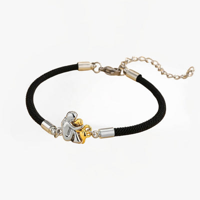 Reylith | Bracelet with Cord and Dog Icon